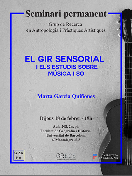 Cartell seminari GRAPA Marta García Quiñones