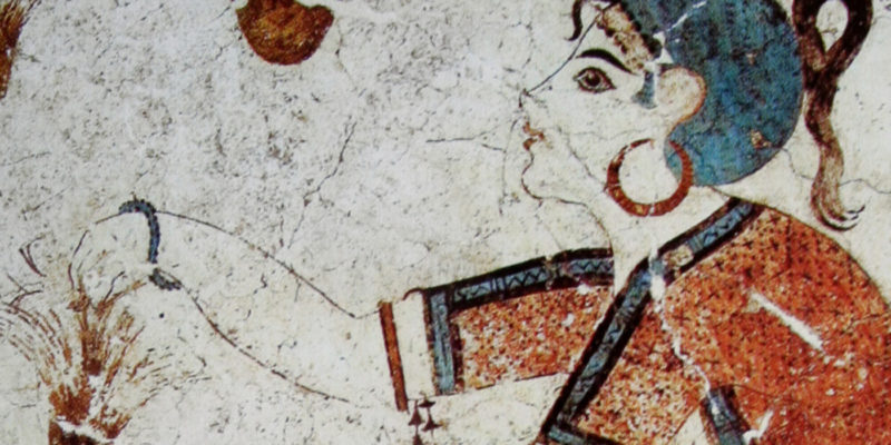 Recogedora azafrán, cultura minoica