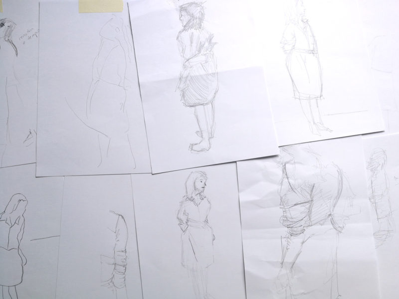 Dibujos realizados por los participantes